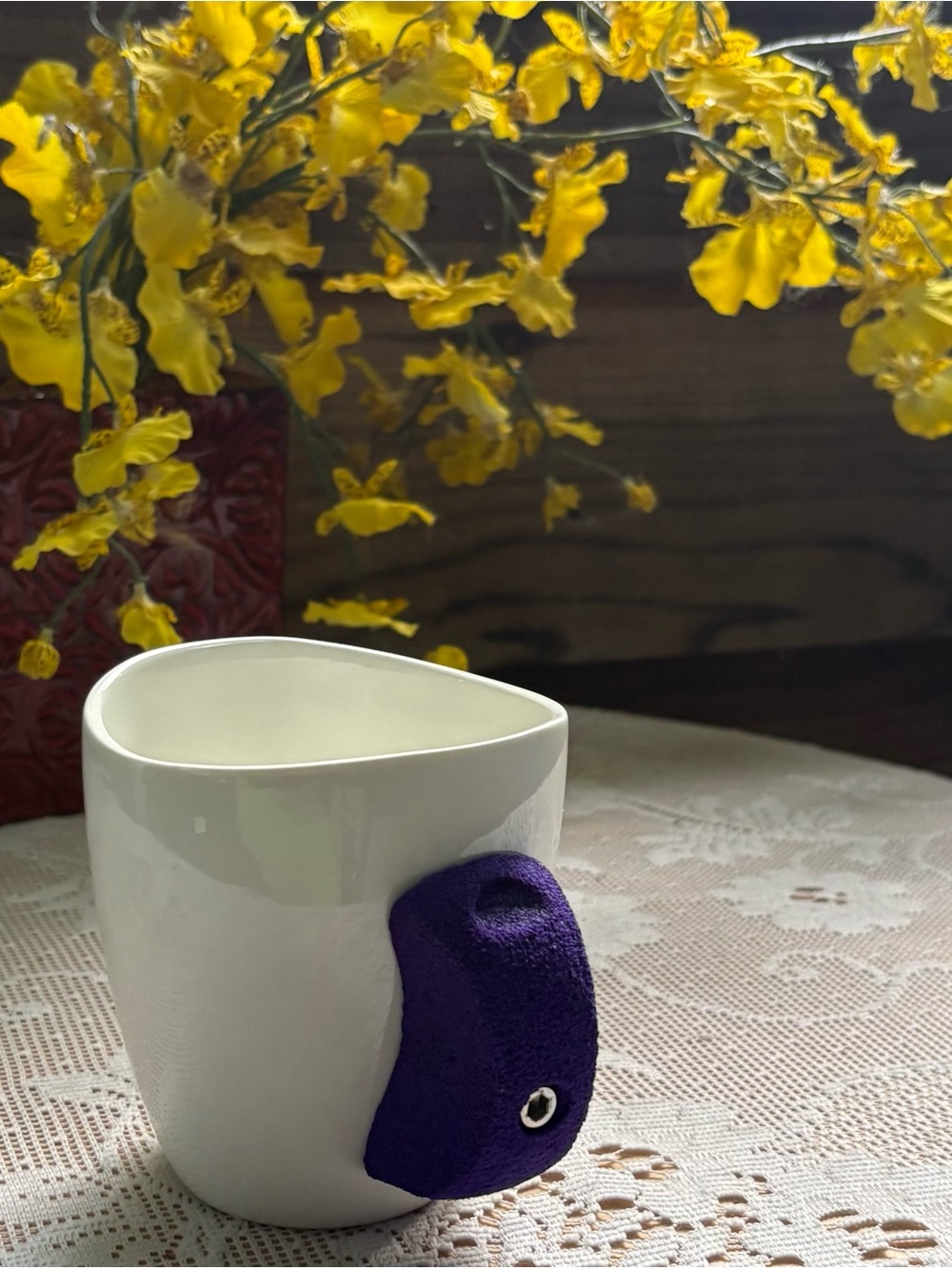 Climber Goods Pinch Mug for Rock Climber.